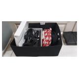 TOTE WITH SHOES, HOUSESHOES, SANDALS