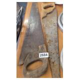 2 HAND SAWS