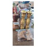 PEPPER GRINDER, SALT & PEPPER SHAKERS, NAPKIN RING
