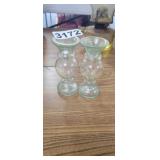 VINTAGE CANDLES STICKS OR VASES