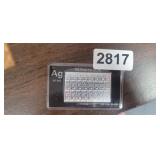 24 GRAINS OF .999 SILVER