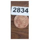 1 OUNCE, .999 FINE COPPER ROUND