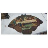 VINTAGE LORDS SUPPER CHURCH / FUNERAL  FAN