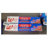 (2) GALLON FREEZER BAGS