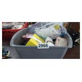 TOTE WITH JEWELRY, PERFUME, ETC.