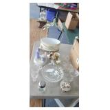 LOT FULL OF GLASS , CERAMIC GOODIES