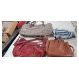 (4) PURSES, TIGNANELLO, UNIVERSAL THREAD, CHICOS,E