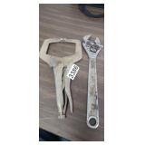 LOCKING C=CLAMP AND WRENCH