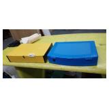 CARDBOARD AND PLASTIC BOXES