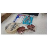 COATERS, SUNGLASSES, HOLE PUNCH, STICKERS