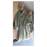 MID CENTURY LADIES JACKET , FUR COLLAR (STITCHING