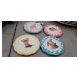 (4) PIONEER WOMAN COASTERS / TRIVETS