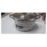 4 QUART STAINLESS POT WITH LID