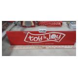 TOY N JOY  METAL STAND UP SIGN