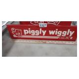 PIGGLY WIGGLY METAL STAND UP SIGN