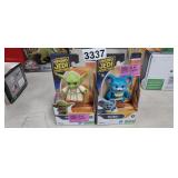 (2) STAR WARS YOUNG JEDI FIGURINES, NIP