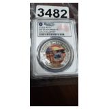 2024 COOK ISLANDS, SILVER $5 THE 12 APOSTLES, MS70