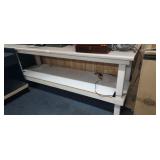 HEAVY DUTY 8' WIDE WORK BENCH 38' TALL
