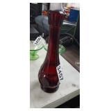 VINTAGE CAPE COD RUBY RED BUD VASE