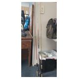 (3) FISHING RODS