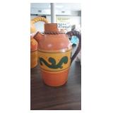 12" TALL STONEWARE EWER PITCHER