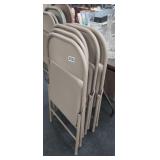 (5) FOLDING CHAIRS