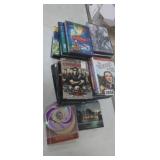 LOT OF DVDS, ETC.