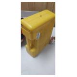 ROAD SAFETY BOX WITH CABLES, TIRE  INFLATOR, ETC