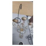 VINTAGE WALL HANGING CANDLE HOLDER AND HOOK