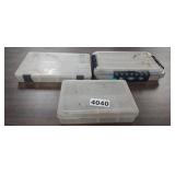 (3) PLASTIC ORGANIZERS