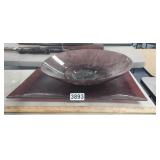 GLASS TRAY, GLASS BOWL, GLASS PLATE