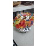 DECORATIVE BOWL WITH SHELLS