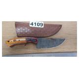 MHS HAND CRAFTED KNIFE WITH SHEATH