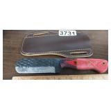 MHS CUTLERY HAND CRAFTED KNIFE WITH SHEATH