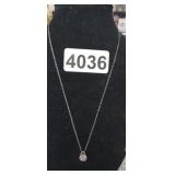 STERLING SILVER NECKLACE & PENDANT