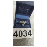 STERLING SILVER RING, SIZE 7