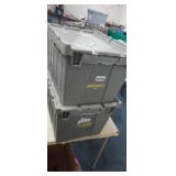 (2) STORAGE TOTES