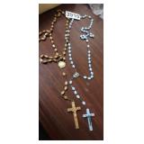 (2) ROSARY WITH CROSS