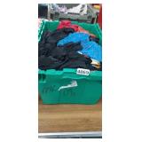 TOTE FULL OF CLOTHING