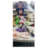 LOT OF PLUSH, SOME TY BEANIE BABIES