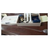 BOX WITH JEWELRY, ETC.