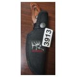 BUCK ROCKY MOUNTAIN ELK FOUNDATION KNIFE W SHEATH