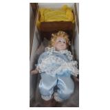 MOMENTS TREASURED PORCELAIN DOLL