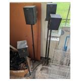 (4) SONY STANDING SPEAKERS