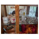 SHELF OF GLASSES