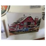 ROUTE 66 GARAGE ON CANVAS WALL DECOR