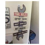 TOOL RULES WALL DECOR