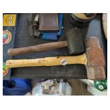 RUBBER MALLET AND HAND SLEDGE