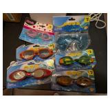 (6) SWIMMING GOOGLES