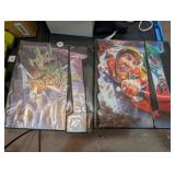 (2) MEAD PORTFOLIO BINDERS WITH 4 LOOSE LEAF PAPE